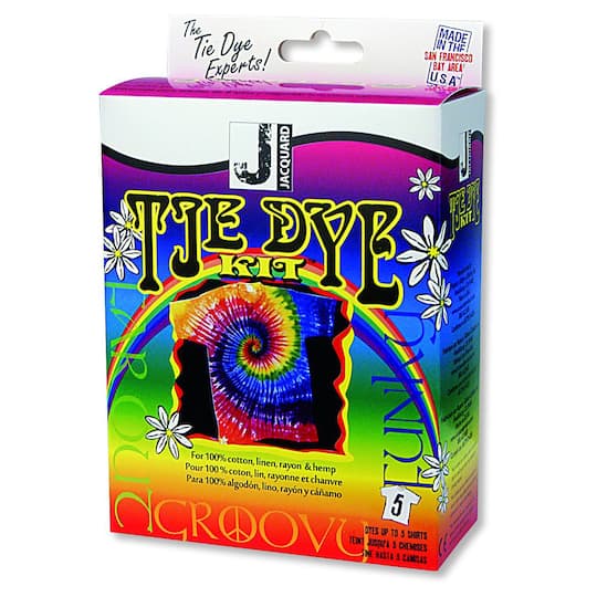 Jacquard Funky Groovy Tie Dye Kit in Red/Yellow/Blue | None | Michaels®